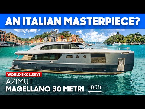 Form with Function? NEW Flagship Azimut Magellano 30 Metri Full Tour & Review by YachtBuyer