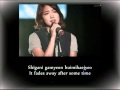 I will forget you - Park Shin Hye (Eng+Romanization ...