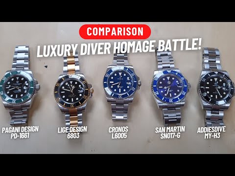 LUXURY DIVER HOMAGE BATTLE 2 - PAGANI, SAN MARTIN, CRONOS, LIGE, ADDIESDIVE!!!