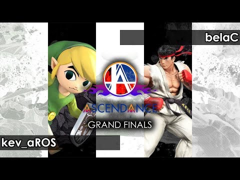 Smash 4: kev_aROS (Toon Link) V belaC (Ryu) - Ascendance #92 Tournament SSB4