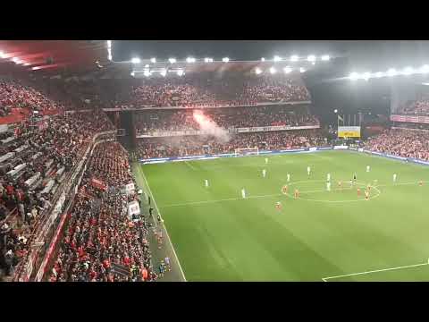 Standard Liege vs RSC Anderlecht (the match has been canceled because of the Anderlecht fans)