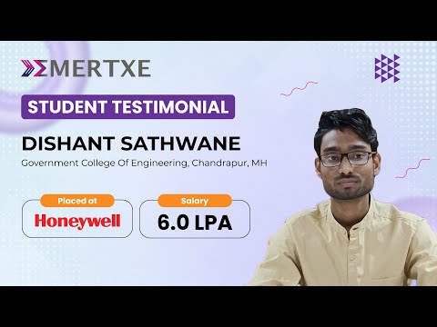 Job-Oriented Embedded Course in Bangalore | Honeywell Placement Story of Dishant