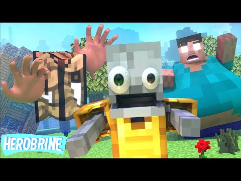 CURSED Skeleton | Minecraft Animation | Funny Herobrine Life
