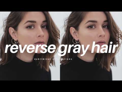 Reverse Gray Hair ᴀғғɪʀᴍᴀᴛɪᴏɴs | Anti Aging Formula!