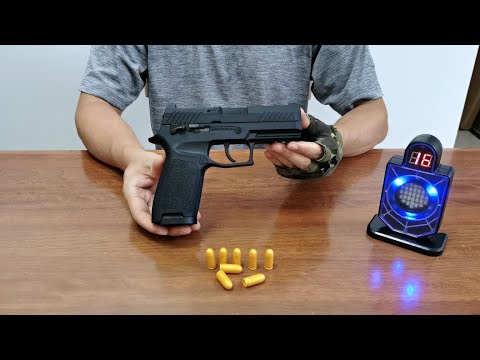 SIG Sauer P320 Auto Shell Ejecting Blowback Toy Gun Unboxing 2022 -  Laser Tag Pistol