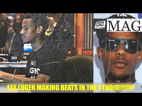 LEX LUGER in the STUDIO making BEATS | BeatTapeMag.com
