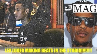 LEX LUGER in the STUDIO making BEATS | BeatTapeMag.com