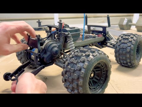 TRAXXAS WHEELIE BAR (#3678) and BATTERY EXPANSION KIT (#3725x) Install on TRAXXAS STAMPEDE 2WD