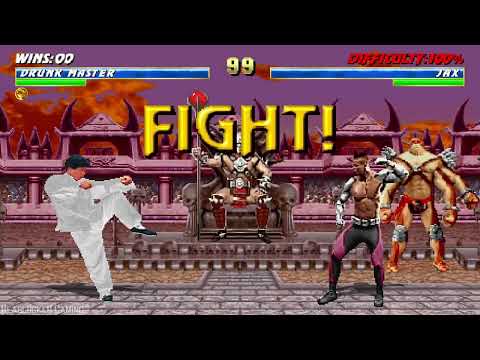 Drunken Master Jackie Chan enters the Mortal Kombat Tournament 100% Difficulty Tower