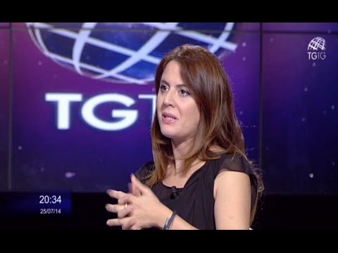 Flavia Piccinni ospite di "Tgtg - Telegiornali a confronto"
