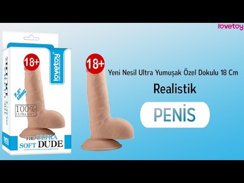 Yeni Nesil Ultra Yumuşak Özel Dokulu 18 Cm Realistik Penis-1084