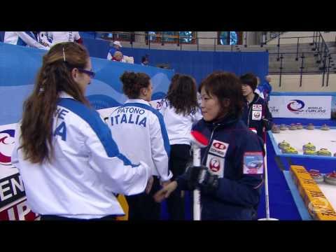 CURLING: JPN-ITA Olympic Qual 2013 Women Draw 2 HIGHLIGHTS
