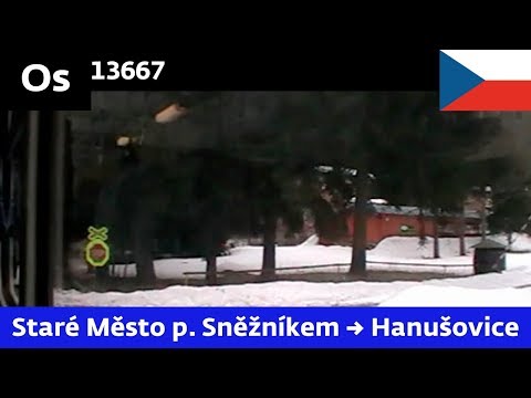 Jízda vlakem Os 13667 - 10.3.2012 [480p]