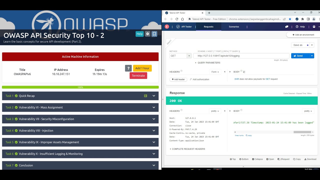 OWASP API Security Top 10 - 2 - Tryhackme walkthrough