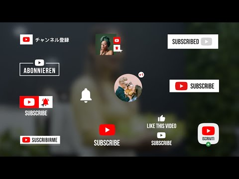 12 Free Youtube Subscribe Button Templates for Final Cut Pro