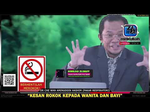 KESIHATAN : Bahaya Asap Rokok Kepada Wanita Dan Bayi | Tak Merokok Pun Sakit! - Dr Che Wan Aminuddin