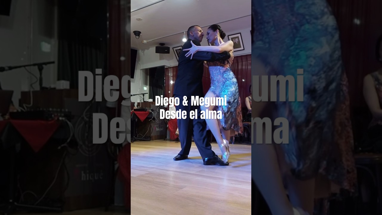 Diego Escobar & Megumi | Desde el alma | vals Argentine tango performance #argentinetango #shorts