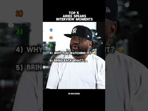 Top 5 Aries Spears Interview moments #funny #ariesspears