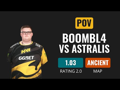 [POV] Na'Vi Boombl4 VS Astralis [Ancient] | CS GO DEMO