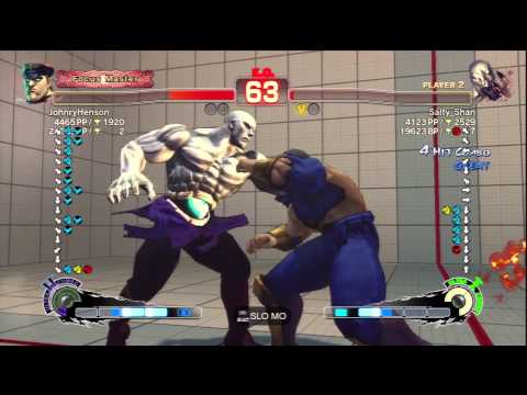 JohnryHenson [M.Bison] Vs Salty_Shan [Seth] SSF4 AE Online Ranked Matches - PSN