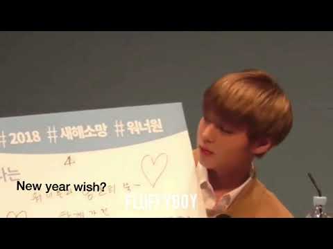 [ENG] Park Jihoon - Wanna One Yo Hi Fansign (Pink Sausage Time!)