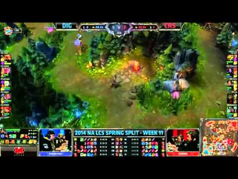 Team Dignitas vs Curse | DIG vs CRS | 2014 NA LCS Spring Split W11D1 G4 [HQ]