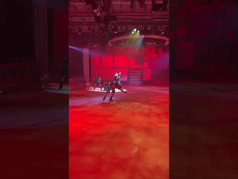 Thumbnail for #shorts Royal Caribbean Allure of the Seas Ice Show Blades in Studio B - Backflip