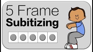 Five Frame Subitizing up to 5: Math Brain Break Game