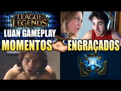 LUAN GAMEPLAYS JOGANDO LOL E PIMPIMENTA LEVANDO BRONCA DA MÃE - MOMENTOS ENGRAÇADOS DAS STREAMS