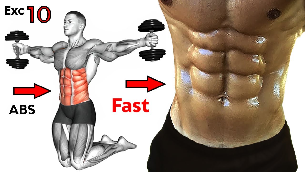 10 Best Abs Workout Ever To Build Abs Fast At Home - YouTube