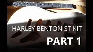 Video thumbnail for DIY Harley Benton ST Style Guitar Kit - Part 1 Unboxing, Shaping, Sanding by Alex Raasch (alexaudiovisuals)