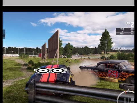 Number 29 Is Mean In WreckFest Gameplay