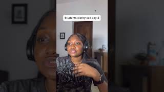 Clarity call sessions with my students at the academy❤️