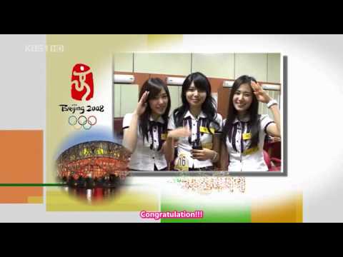 (SoShi Subs) 2008 Olympics Message - Tiffany & Sooyoung & Yuri 080825