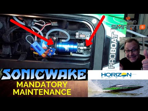 Sonicwake 36 Proboat flex shaft maintenance - how to maintain the flex shaft and more