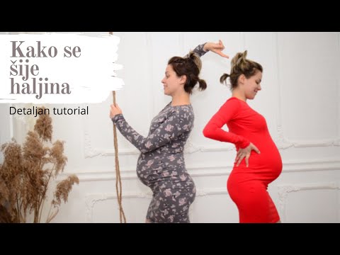 Kako se šije nova haljina po kroju stare | detaljan tutorial