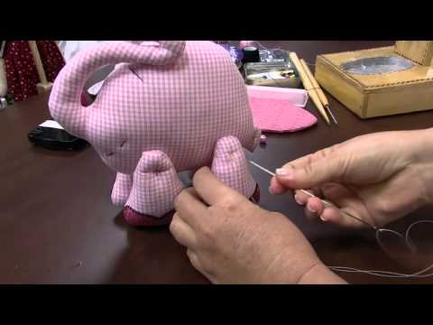 Mulher.com 15/07/2015 Sara Sardim - Elefante de pano Parte 2/2