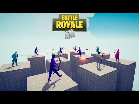 RANGED UNITS IN BATTLE ROYALE - Totally Accurate Battle Simulator | TABS