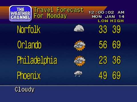 WeatherSTAR 4000 Simulator v. 4 - Bowling Green, KY - 1/13/2019 11:58pm