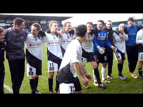 Sfeerbeelden na de wedstrijd Eendracht Aalst - KV Oostende 22 01 2012