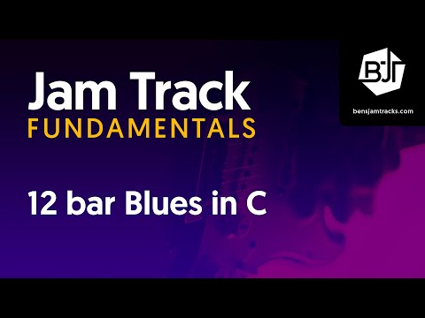 12 bar Blues in C Jam Track - BJTF #4-1