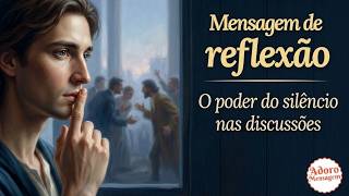 Mensagem de reflexão — O poder do silêncio nas discussões