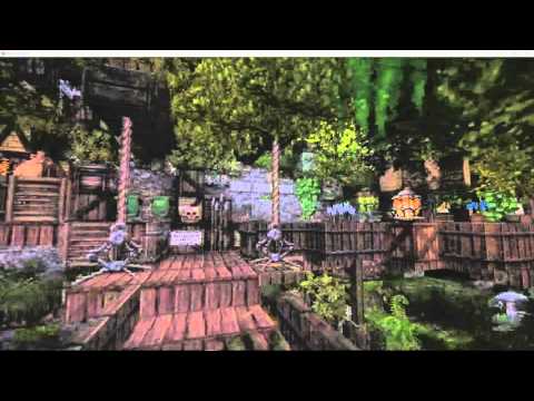 Minecraft Magic themed jungle plot