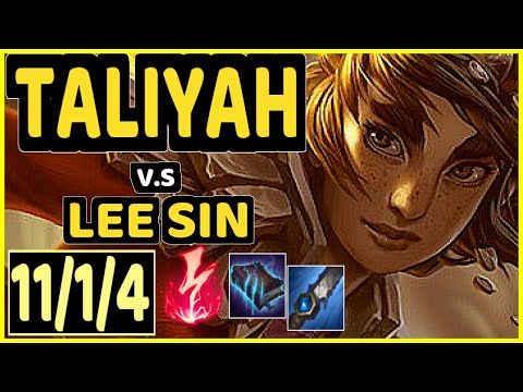 CINKROF (TALIYAH) vs LEE SIN - 11/1/4 KDA JUNGLE GAMEPLAY - EUW Ranked GRANDMASTER