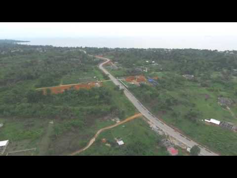 Tournage a kribi par drone sur le site de mr fmonefong@yahoo.fr