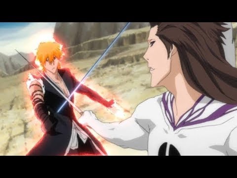Ichigo VS Aizen Full fight Eng Dub (1080p 60 fps)