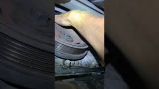 2012 Cadillac srx drive belt replacement no motor mount removal required