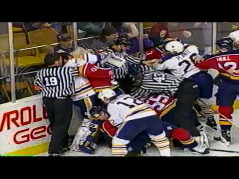 SABRES-PANTHERS Line Brawl January 31, 1996