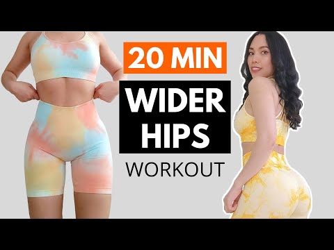 GROWING SIDE BOOTY, CURVY HIPS, best booty workout routine for wider hips, no equipment home workout