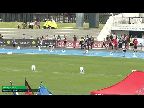 Girls U11-17 Multi-Class 200m Final: 2022/23 State Track and Field Championships